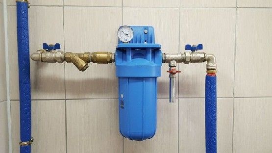 Установка фильтра для очистки воды